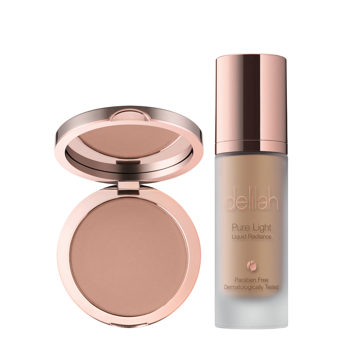 Bronze and Glow Collection Bronzer & Pure Light Liquid Illuminator