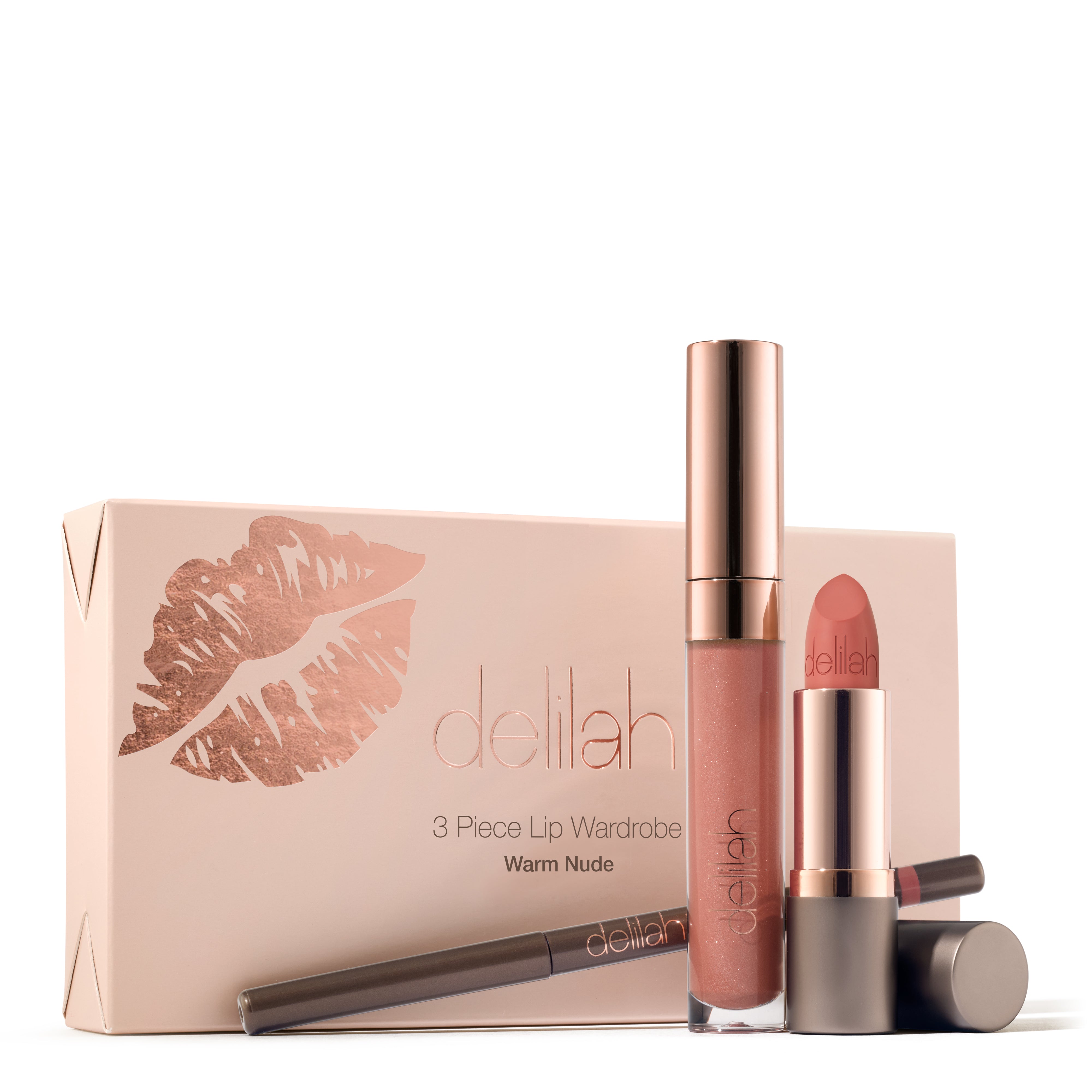 3 Piece Lip Wardrobe| Warm Nude