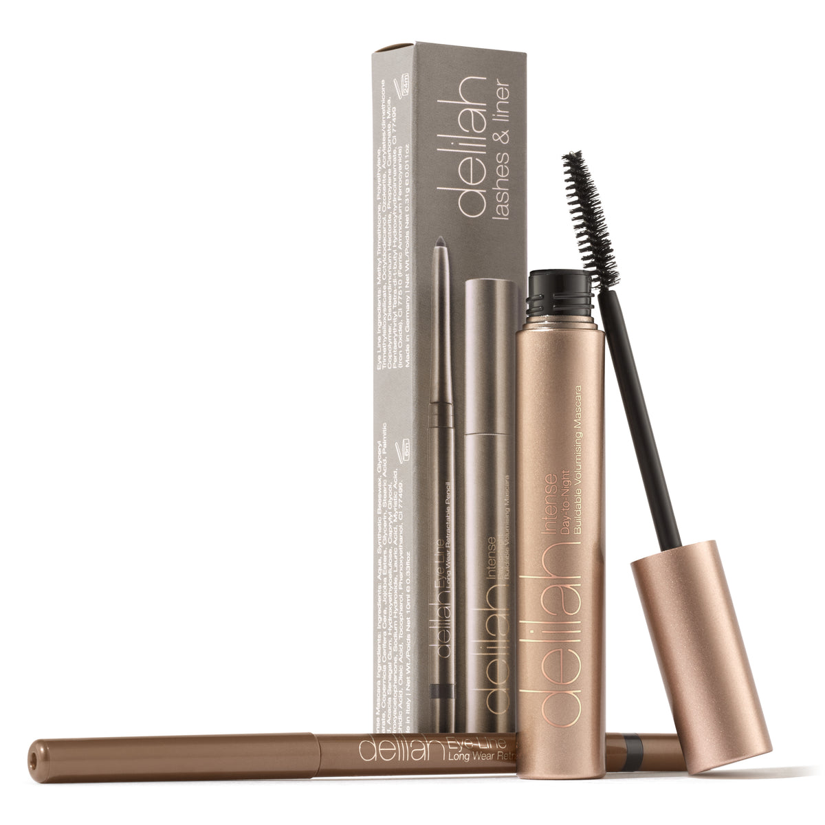 Lashes & Liner Collection Intense Mascara & Eye Line Coal